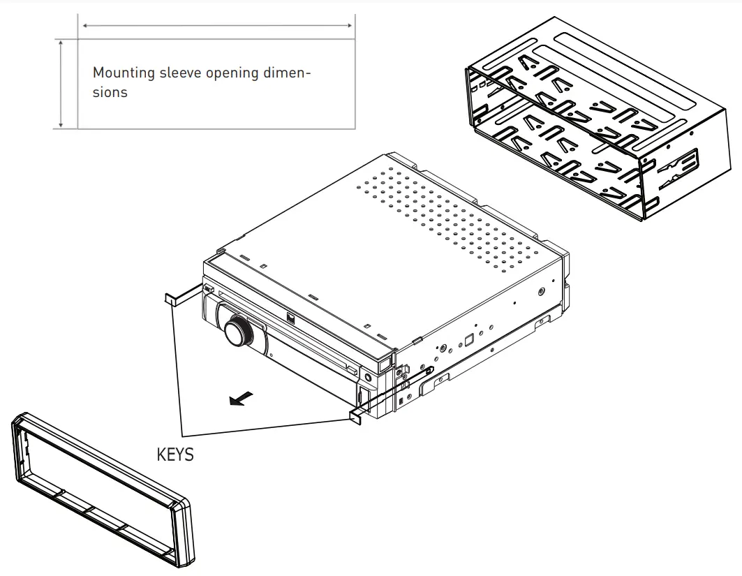 Dual DV715B 7 Inch AV DVD Receiver - Preparation