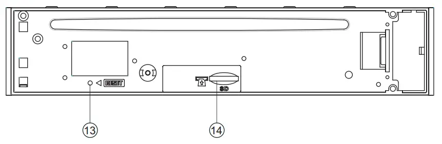 Dual DV715B 7 Inch AV DVD Receiver - Reset