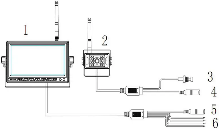 FALCON Digital Wireless Heavy-Duty Back-Up Camera 09