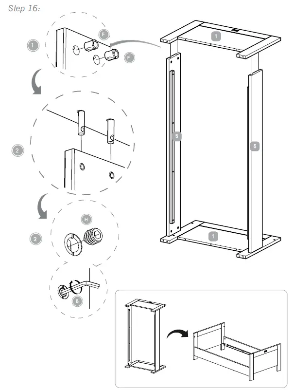 Silver Cross Ascot Cot Bed FIG (13)