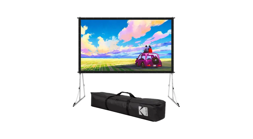 Kodak 120 Inch Portable Folding Frame Projector Screen Instruction Manual