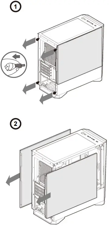 COUGAR MG140 AIR RGB Mini Tower Gaming Case - Figure 2