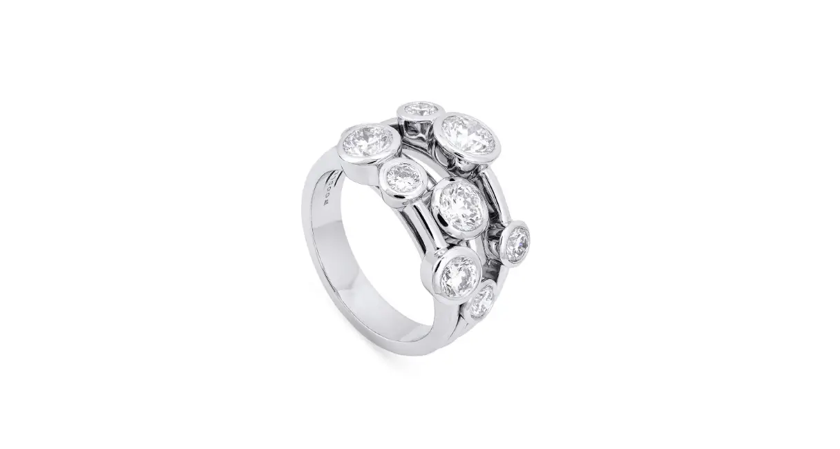 Boodles Raindance Classic Platinum Diamond Ring Instructions
