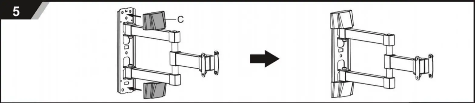 Kogan KAWLM65TA Full Motion - assambley 58520