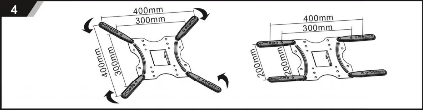 Kogan KAWLM65TA Full Motion - assambley5