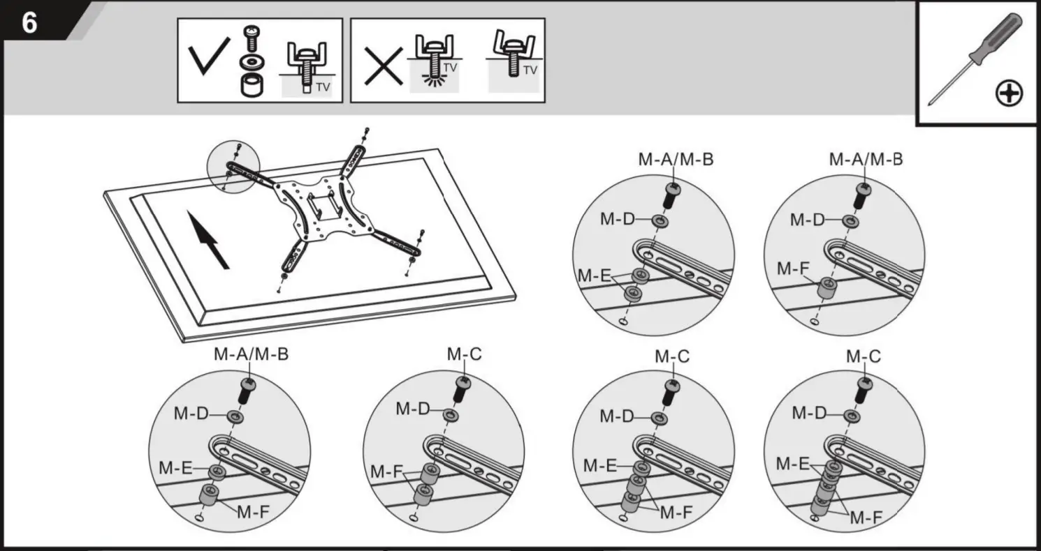 Kogan KAWLM65TA Full Motion - assambley8