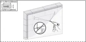 FIG 15 For Solid Concrete and Concrete Block Walls