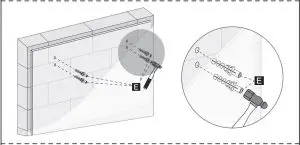 FIG 16 For Solid Concrete and Concrete Block Walls