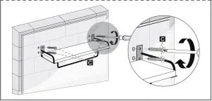 FIG 17 For Solid Concrete and Concrete Block Walls