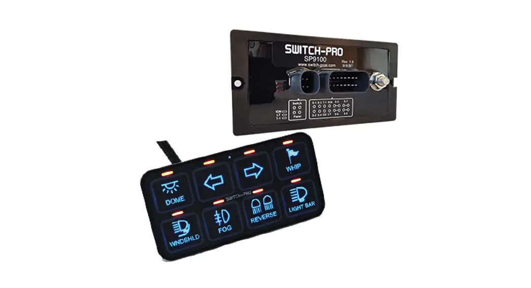 Team Tech Jeep Jk Keypad Mounting Panel For Sp-8100 8 Switch Panel Power System Installation Guide