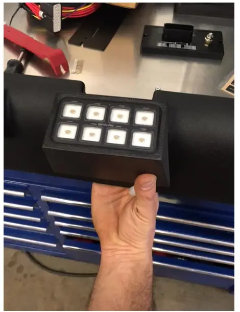 TEAM TECH Jeep JK Keypad Mounting Panel for SP-8100 8 Switch Panel Power System - fig8