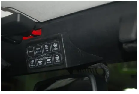 TEAM TECH Jeep JK Keypad Mounting Panel for SP-8100 8 Switch Panel Power System - fig9