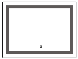 tunuo SF-21S0301-40 40 in. W x 32 in. H Rectangular Frameless Wall Horizontal Mount Bathroom Vanity Mirror in Silver - 1