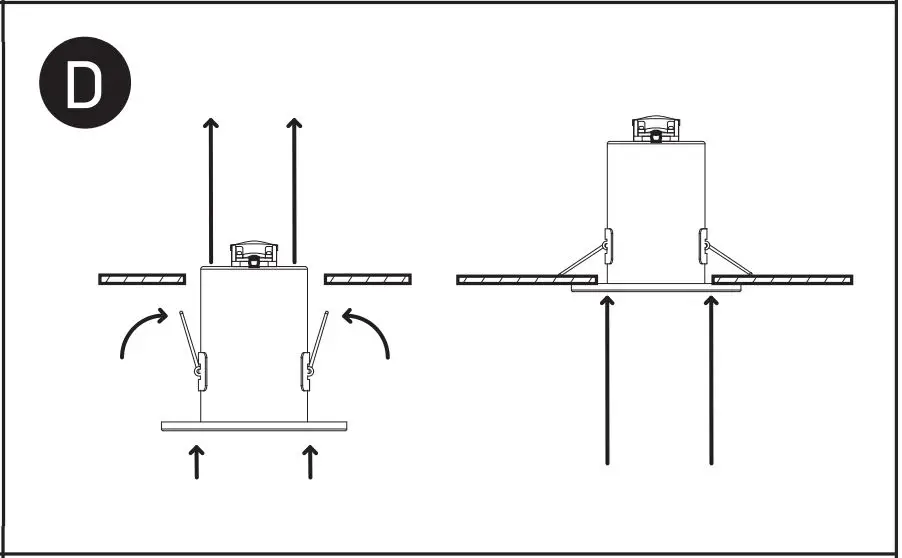 one LIGHT 11109FA Recessed Spot GU10 Max 10W Adjustable - Figure D