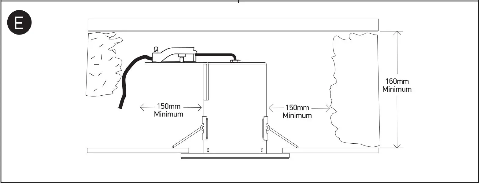one LIGHT 11109FA Recessed Spot GU10 Max 10W Adjustable - Figure E