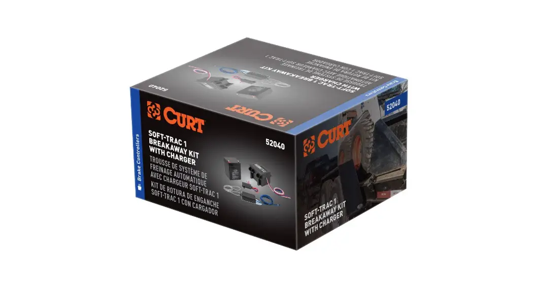 Curt 52040 Soft-trac 1 Breakaway Kit With Charger Installation Guide