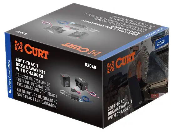 CURT 52040 Soft Trac 1 Breakaway Kit with Charger