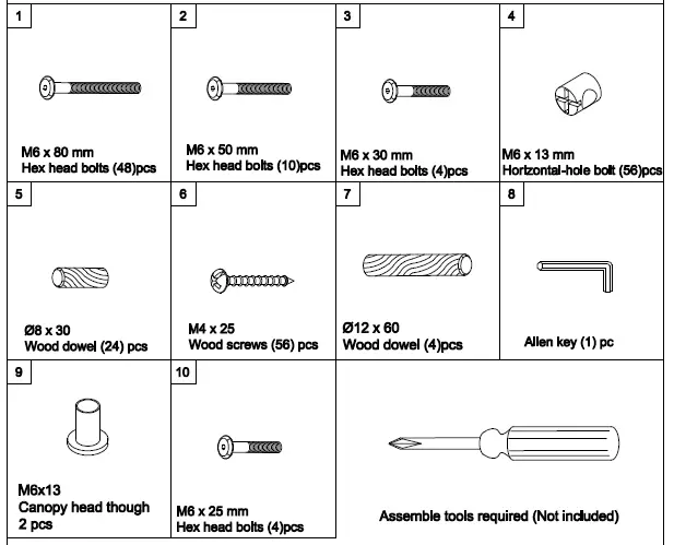 FURNITURE-WF290140-Bunk-Bed-with-Ladder-and-Wheels-FIG- (4)