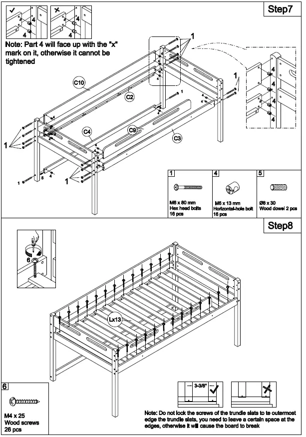 FURNITURE-WF290140-Bunk-Bed-with-Ladder-and-Wheels-FIG- (9)
