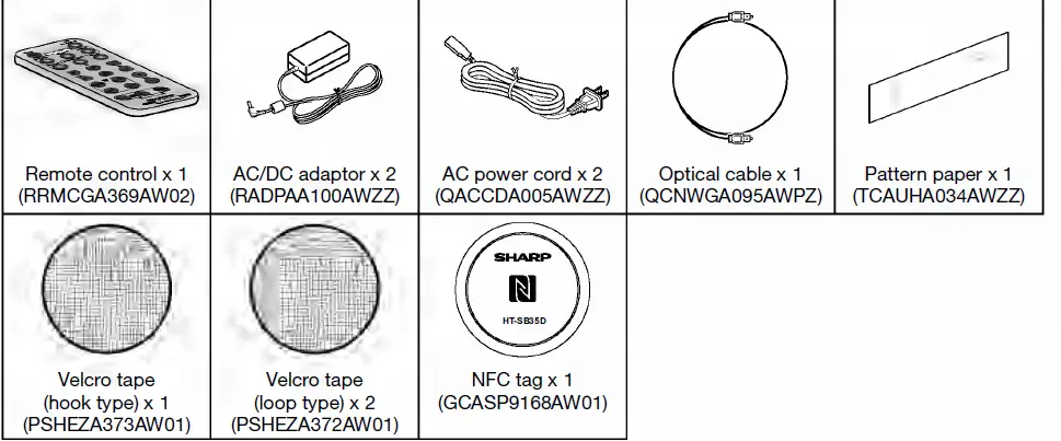 Sharp HTSB35D Channel Sound Bar System 1