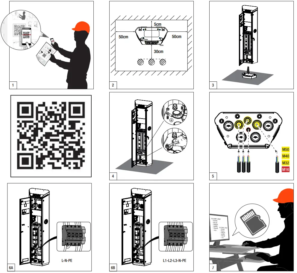 GEWiSS-GWJ1001A-Joinon-I-On-Range-Electric-Vehicle-Charging-Station-FIG-2