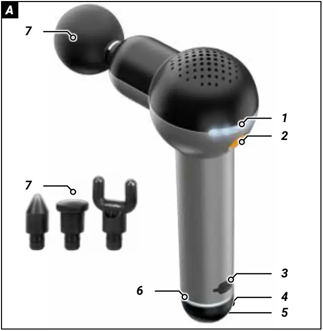 BATAVIA BT-MMT 002 Maxx Gun 24V Cordless Massage 01A