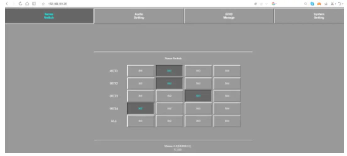 MuxLab 100508 4x4 HDMI Matrix Switch-fig3