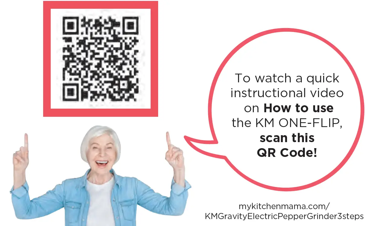 KITCHEN MAMA GM1100-P Electric Gravity Salt and Pepper Mill 2