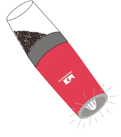 KITCHEN MAMA GM1100-P Electric Gravity Salt and Pepper Mill 6