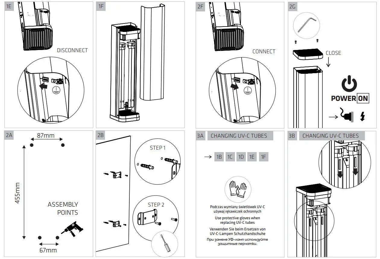 LENA LIGHTING UV-C 144W Sterilon Air Light - Figure 2