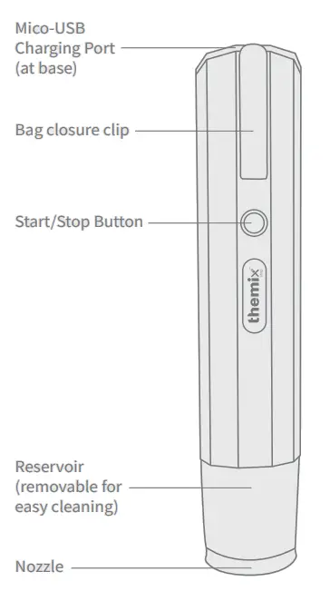 themix Vac-U-Seal Vacuum Sealer Wand - fig 1