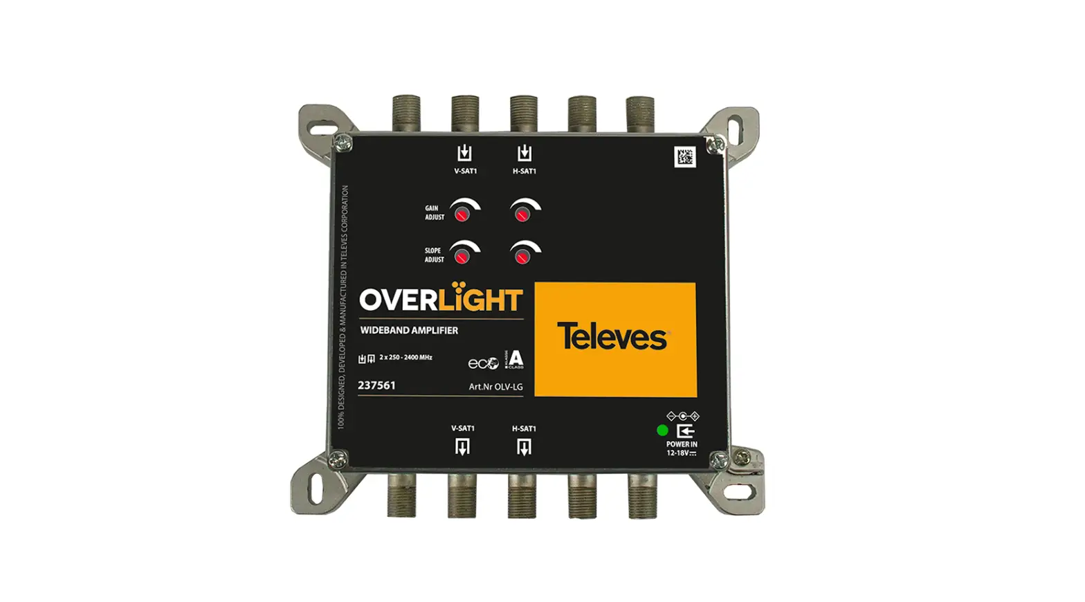 Televes Overlight 2x Wideband Amplifier User Manual