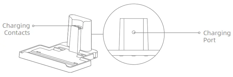 dreame H11 Wet and Dry Vacuum - Charging Base