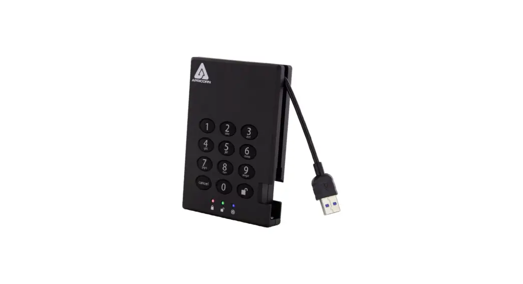 Apricorn Aegis Padlock 3 1tb Aegis Padlock Encrypted Usb 3.1 Gen 1 Hard Drive User Guide