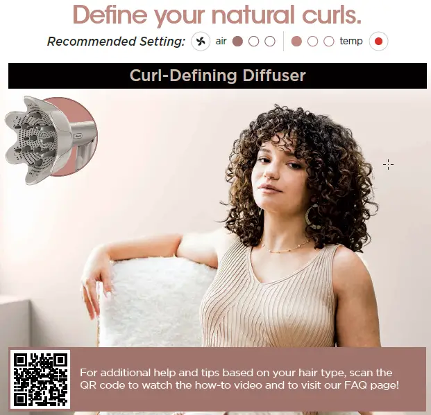 Curl-Defining Diffuser