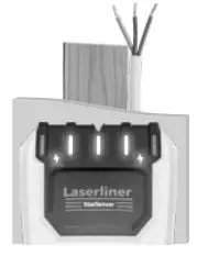 Laserliner StarSensor 50 Electronic Tracking Devices Instruction Manual - Live wire warning
