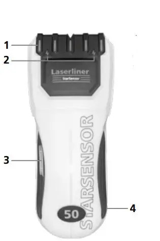 Laserliner StarSensor 50 Electronic Tracking Devices Instruction Manual - Product Overview