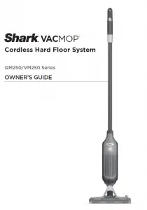 VACMOP QM250/VM250 Series Cordless Hard Floor System User Manual