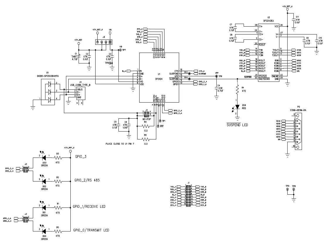 SILICON LABS CP2104 Evaluation Kit 4