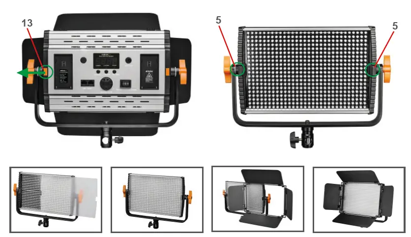 walimexpro-Niova-600-900-Plus-Daylight-Bi-Color-LED-Light-Panel-fig-7