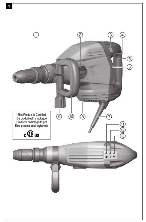 HILTI 700-AVR Breaker Hammer Corded - Fig1