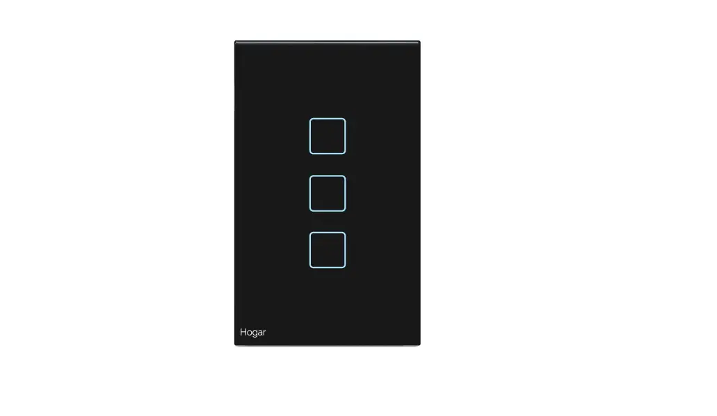 Hogar Controls 3 Touch Panel Switch Htp-3s0 Manual Hogar Controls 3 Touch Panel Switch Htp-3s0 Manual