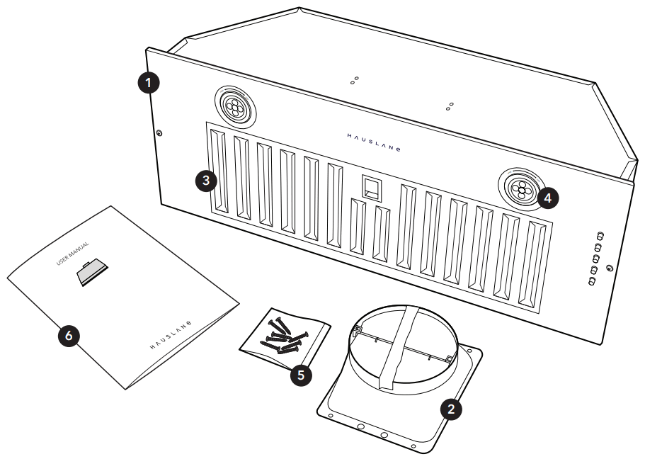 HAUSLANE IN R100SS 30 Convertible Range Hood Insert - FIGURE 3