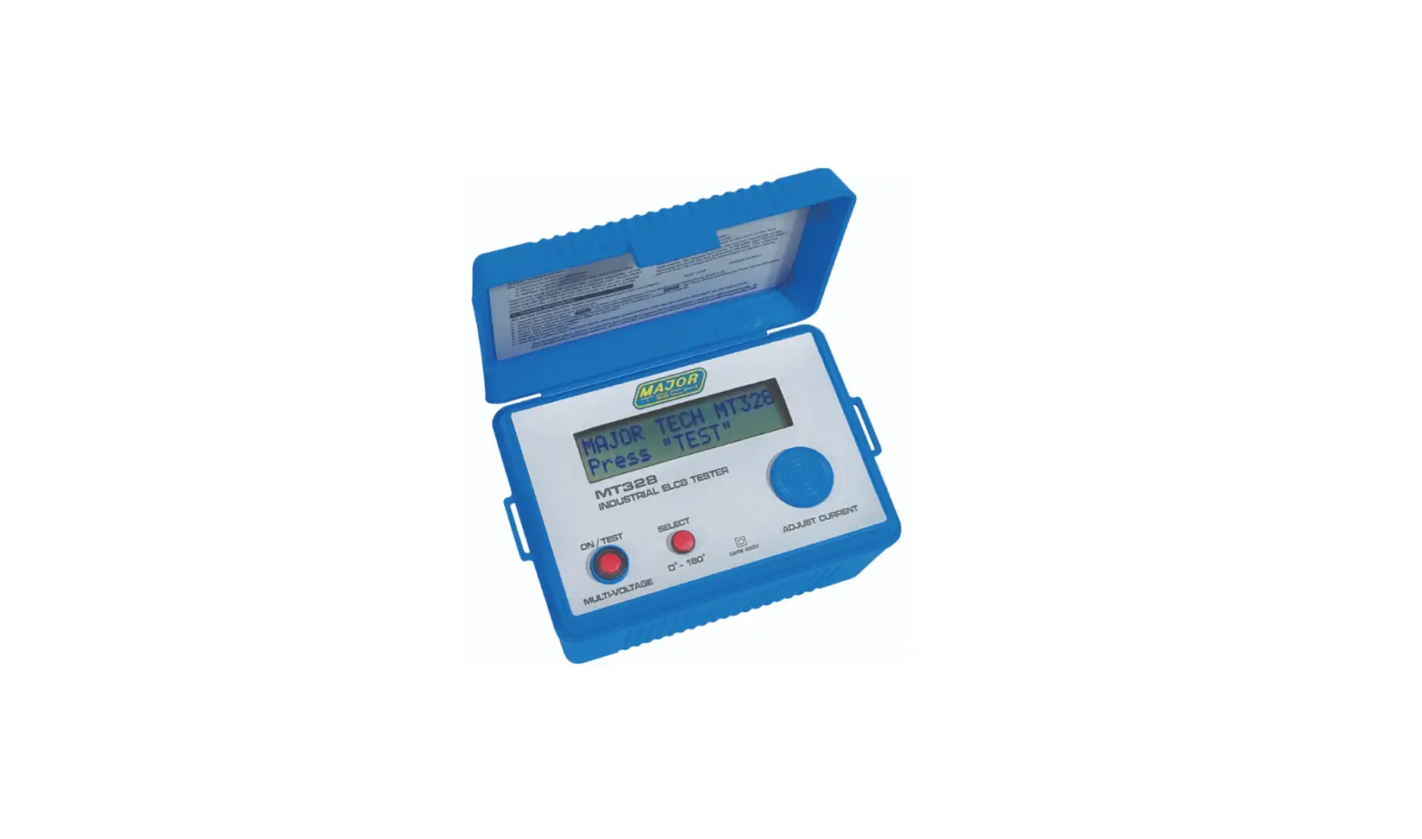 Major Tech Mt328 Industrial Rcd Tester Instruction Manual Major Tech Mt328 Industrial Rcd Tester Instruction Manual