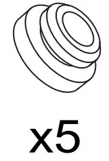 3.5" HDD Rubber Grommet/