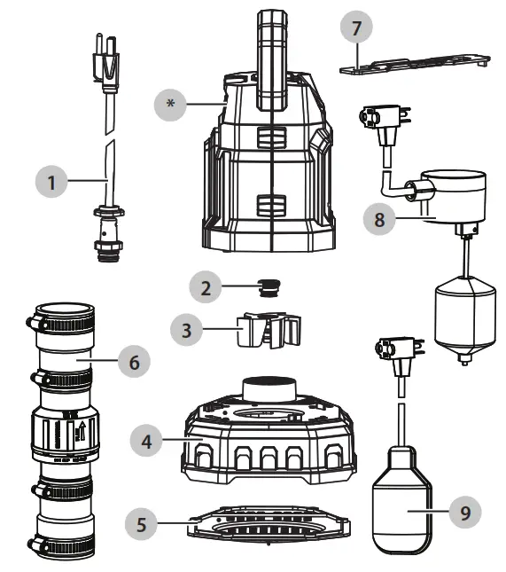 CRAFTSMAN CMXWUSD62348 Thermoplastic Submersible Sump Pump - fig6