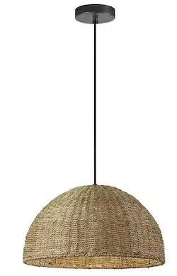 Dainolite 571-224P Chrome Transitional Drum Pendant Light