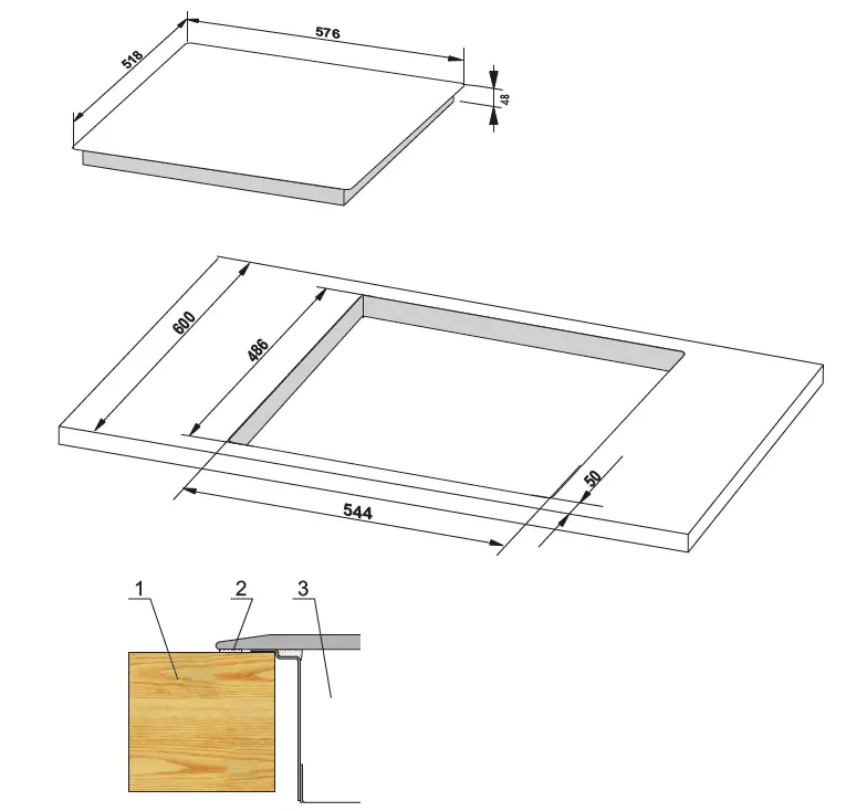 Fisher and Paykel PG4V 0, PB 4V 0 Hob 7