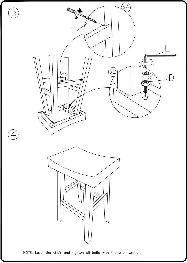 ASHLEY D548-030 Game Room Glosco Bar Tall Stool - fig 2