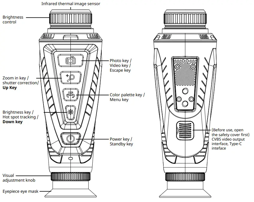 BRESSER TNS3 Wi-Fi Thermal Imaging Camera - fig 2